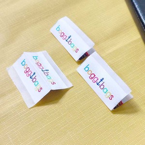 Mật Độ Cao Tùy Chỉnh Thương Hiệu May Dệt Hem Nhãn Nhiệt Cắt Mới Nhất Thiết Kế Tùy Chỉnh May Dệt Nhãn - Product Image 4