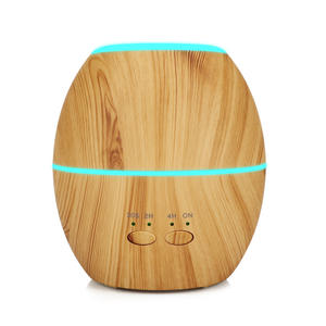 Difusor de Aroma con Acabado Madera, Mini Humidificador de 0.5L, Tipo Niebla, para Hogar/Escritorio, con Función de Temporizador, Acabado Madera Clara - Product Image 1