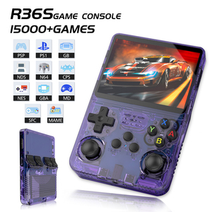 เครื่องเล่นเกมพกพา R36s โอเพ่นซอร์ส หน้าจอ 3.5 นิ้ว ความละเอียดสูง พร้อมจอยสติ๊กแบบเรโทร รองรับ Wi-Fi  มีเกมในตัว 10000 เกม ระบบปฏิบัติการ Linux - Product Image 1