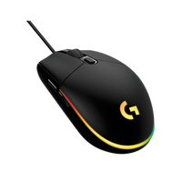 Souris de jeu Logitech G102 d'origine à six boutons, filaire, ergonomique, 8000 DPI, optique, fabriquée pour l'e-sport