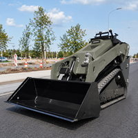 Livraison Gratuite : Chargeuse Compacte LOGWAY avec Panneau de Commande à Poignée Pilote pour Petites Travaux de Construction – Chargeuse Compacte Fiable