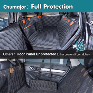 Funda de asiento de <span class=keywords><strong>coche</strong></span> para perros de alta calidad con <span class=keywords><strong>Protector</strong></span> de puerta para asiento trasero 600D Oxford tela asiento de <span class=keywords><strong>coche</strong></span> para perros - Product Image 3