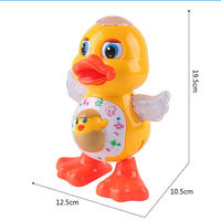 Juguetes Educativos de Plástico para Bebés, Pato Bailarín con Luz y Música, Venta al Por Mayor