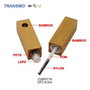 Tubo de Rímel de Bambú de 5 ml con Tapa Biodegradable, Envase Cosmético para Cejas y Pestañas - Product Image 3