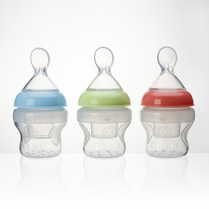 Bouteilles en silicone à col large Mumlove avec cuillère, <span class=keywords><strong>biberon</strong></span> pour bébé, produits pour bébé adorables - Product Image 6