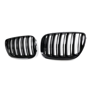 Tiypeor กระจังหน้ารถยนต์สีดำ ABS กระจังหน้าแบบแถวเดียวสำหรับ BMW E53 1999-2003 - Product Image 3