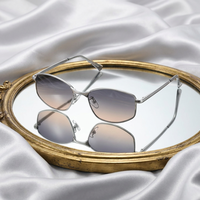 Lunettes de soleil RTS de haute qualité avec protection UV, monture métallique tendance 2026, designs actuels pour hommes et femmes