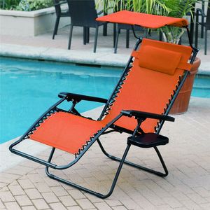 Nueva Silla Reclinable <span class=keywords><strong>Plegable</strong></span> Extra Grande para Jardín y Playa, Silla de Gravedad Cero con Toldo, Silla <span class=keywords><strong>Plegable</strong></span> para Pesca con Toldo - Product Image 4