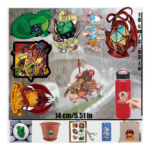 MINI PLANÈTE <span class=keywords><strong>Donjons</strong></span> & <span class=keywords><strong>Dragons</strong></span> Jeu Cartoon Graffiti UV Transfert Sticker DND Crystal Label Sticker RPG Game UV Transfer Sticker - Product Image 6