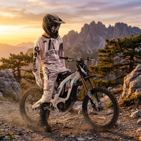 Motocross Électrique Écologique Zéro Émission pour Adultes, 72V35Ah 10kW, Suspension Intégrale, Tout-Terrain, Surron Light Bee X E-Dirt Bike