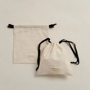 Wholesale Cheap Canvas Fabric Gift Packaging <b>Pouch</b> Customized <b>Drawstring</b> <b>Pouch</b> Cotton Dust Bag - Product Image 1
