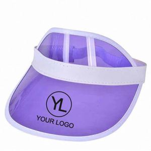 Gorra de PVC Transparente Personalizada con Logotipo, Varios Colores, Económica, Deportiva, de Verano, con Visera para el Sol, Protección UV, Cierre Elástico - Product Image 6