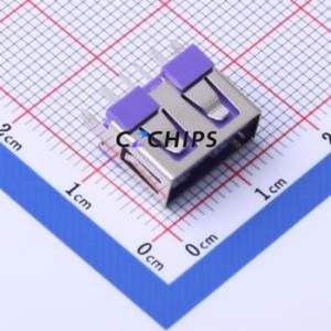 916-362A1154Y10210 USB Connector Through hole Component (THT) Connector Type-A USB 2.0 Female Through Hole - Product Image 1