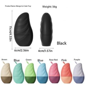 Moule en silicone pour rouleau de glace facial pour les soins de la peau, bac à glaçons réutilisable pour massage du visage et réduction des gonflements - Product Image 3
