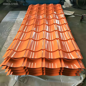 Lámina de Acero Corrugado Prepintada de Color Naranja, Calibre 14, para Techos - Product Image 5