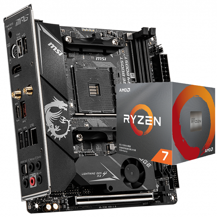 精粤 B550i-GAMING WiFi MSI MPG B550I GAMING EDGE WIFI AMD AM4 DDR4 M.2 USB 3.2 Gen