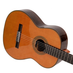 กีตาร์คลาสสิค Bullfighter D-3925 Red Pinus & Professional All Solid ขนาด 39 นิ้ว ผิวเงา - Product Image 5