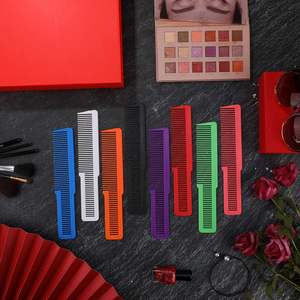 Peine de Peluquería Antiestático de Plástico Personalizado con su Logotipo, Peine de Peluquería de Alta Calidad, Peine Plano para Barbería - Product Image 4