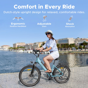 Bicicleta Eléctrica Engwe P275, Envío Directo desde la UE, 250w, Bicicleta de Montaña con Suspensión Completa, Bicicleta Híbrida Todoterreno, Bicicleta Urbana Eléctrica - Product Image 2