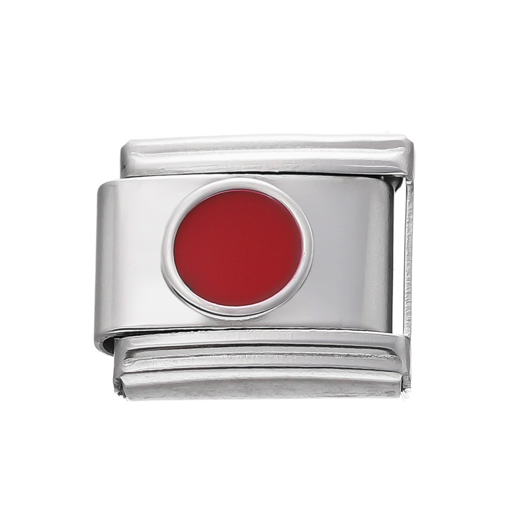 Stainless Steel Dot Pattern Module - Red