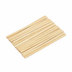 Pengaduk Kopi Bambu untuk Pencampuran Minuman Ramah Lingkungan Pasokan Grosir - Product Image 1