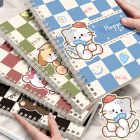 Carnet de papier A5 personnalisé réutilisable avec pages en silicone anti-adhésives, papeterie, livre d'autocollants réutilisable