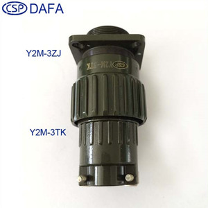 Y2M-3TK ปลั๊กเชื่อมต่อการบิน 3 ขา ซีรีส์ Y ซ็อกเก็ตอุตสาหกรรม - Product Image 4