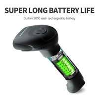 Escáner de Código de Barras Inalámbrico GTCODESTAR X-9701C CCD 2.4G 1D, Escáner de Código de Barras Portátil