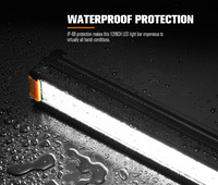 LIGHTFOX IP68 Off Road 4x4 Car 72W 12 inch Double Row Offroad LED Light Bar