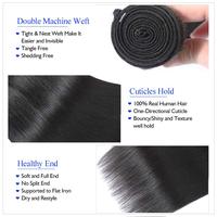 Extensions de cheveux naturels en trame, vente en gros, cheveux humains vierges indiens bruts 10A 12A, double trame, ondulés, en lots