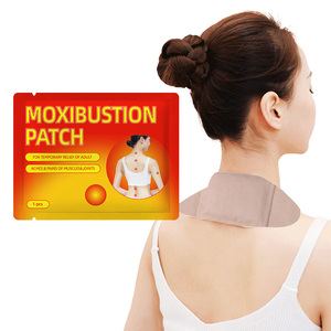Jishantang Langanhaltende Selbstwärmende Eisenpulver-Moxibustionspflaster CE-Zertifiziert Einweg-Wermut-Kräuterpads 23,5x8cm für die Taille - Product Image 1