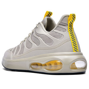 OEM Men's Knitted Running Shoes Light Weight <b>Cushion</b> Sneakers Custom Logo - Product Image 3
