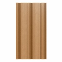 Panneau mural en lattes de chêne de largeur variée pour intérieur moderne, taille personnalisée, OEM