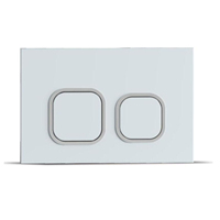 DOLOGI Installation de citerne dissimulée à suspension murale à double chasse pour toilettes Plaque de boutons poussoirs pour Geberit Sigma Compatible