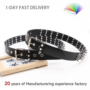 <span class=keywords><strong>Ceinture</strong></span> en cuir PU JULUN noire gothique à clous, <span class=keywords><strong>ceinture</strong></span> à rivets <span class=keywords><strong>argent</strong></span>és pour <span class=keywords><strong>femme</strong></span>, style punk, pour jeans - Product Image 3