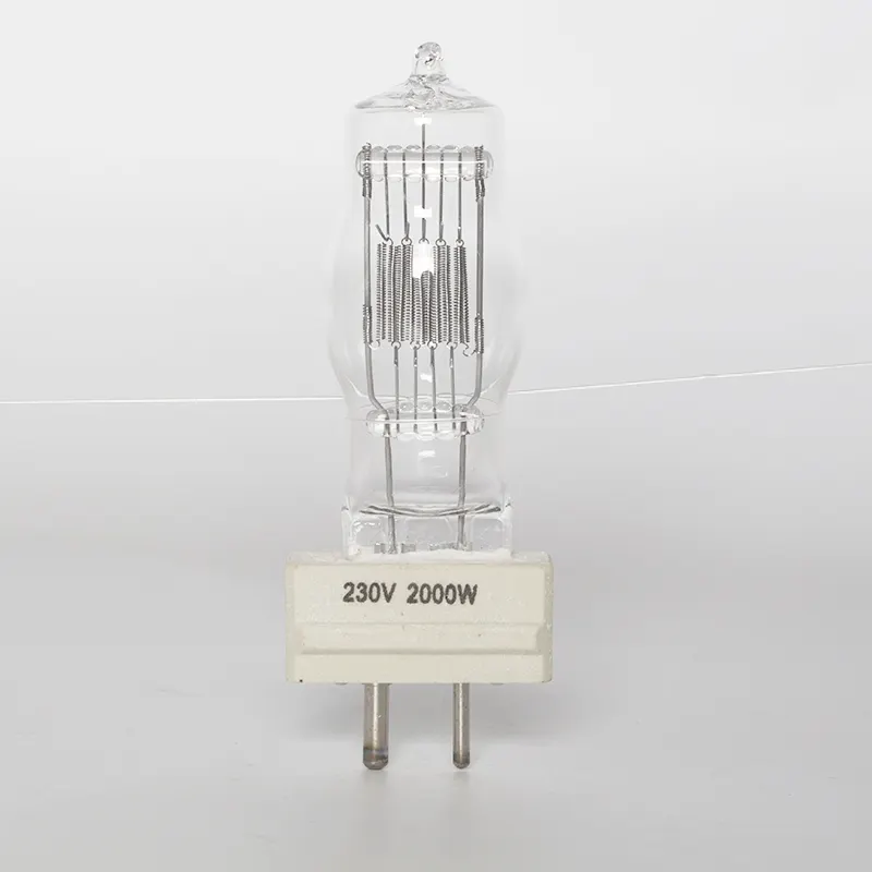 Roccer ftm cp72 lâmpada halógena 230v, lâmpada de estúdio para palco, especial, lâmpada halógena 2000w gy16