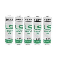 Cellule cylindrique SAFT 2.6Ah 9.36Wh 3.7V au lithium-thionyle chlorure (Li-SOCl2) LS14500 haute densité énergétique pour encodeurs de compteurs