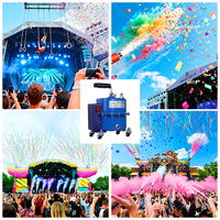 Pompe à air électrique SHTX 220 V pour révélation du sexe, fête prénatale, Holi, mariage, remise de diplôme, machine à confettis et poudre