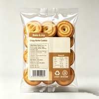 Sachet d'emballage alimentaire à soufflet arrière imprimé sur mesure pour barres protéinées, barres énergétiques, fruits secs, barres granola – OEM