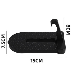 Crochet d'assistance pour pédale de voiture en alliage d'aluminium noir – Outil d'urgence pour évacuation de véhicule et accès au toit - Product Image 2
