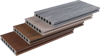 Dek Lantai Luar Ruangan WPC Interlocking Modern Anti Air Ramah Lingkungan Tebal 25mm, Tahan Beban Berat, Tahan Lama 5+ Tahun