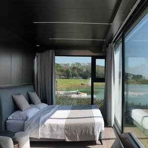 Maison mobile modulaire préfabriquée de luxe, résistante aux intempéries, cabine extérieure, capsule intelligente à commande vocale - Product Image 6