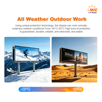 Pantalla LED para Exteriores de Alto Brillo a Todo Color, Resolución 8K + 5 Años de Garantía, Resistente al Agua para Carreteras Urbanas