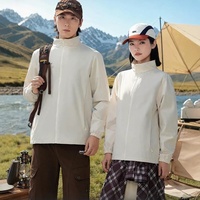 Blouson coupe-vent bomber à col montant monocouche pour homme, 100 % polyester, personnalisable, idéal pour le travail et la randonnée en extérieur en automne