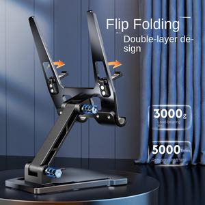 Support de téléphone portable et <span class=keywords><strong>tablette</strong></span> en alliage creux, pliable, réglable multi-angles, compatible avec le <span class=keywords><strong>radiateur</strong></span>, pour bureau, vente en gros d'usine - Product Image 3