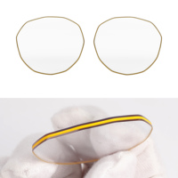 Sifier Gleam lentille lunettes de soleil lentille personnalisé célèbre photochromique luxe sans monture Anti huile Nylon polarisé rainure coupe lentille