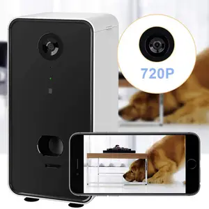Pet Camera with Treat Dispenser Tossing for Dogs and Cats 720P Camera Night Version Two Way Audio Camera