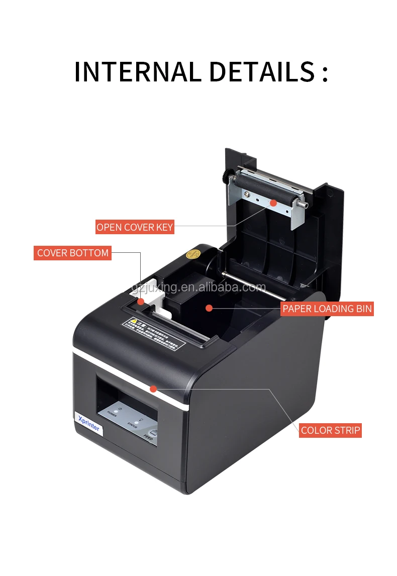 mini printer cheap Xprinter Q90EC High quality 58mm Bluetooth auto cutter thermal receipt printer mini printers canon mini photo printer