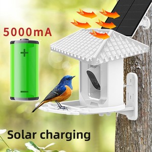 Pet chim ăn máy ảnh Wifi Ngoài Trời Ai xác định loài Tự động chụp video thông minh chim trung chuyển máy ảnh với năng lượng mặt trời cung cấp điện - Product Image 4