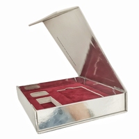 Boîtes en papier fantaisie roses brillantes de luxe sur mesure, grande taille, forme de livre, emballage cadeau d'anniversaire, 30x20x6cm, éponge noire, laminage mat